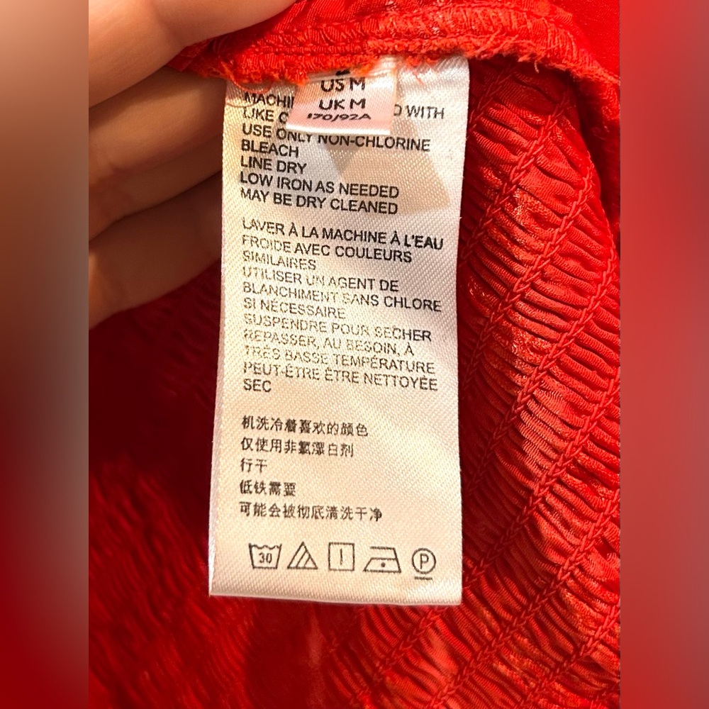 {Urban Outfitters} Red Satin Crop Top - Picture 5 of 8